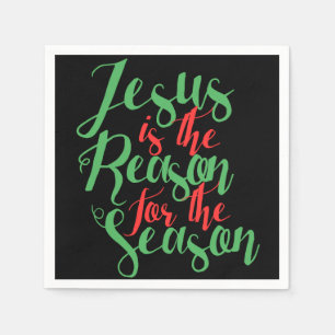 Jezus is de reden voor het seizoen servet