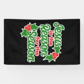 Jezus is de reden voor het seizoen spandoek (Horizontaal)