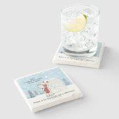 Jezus is de reden voor het seizoen stenen onderzetter (Zijkant)