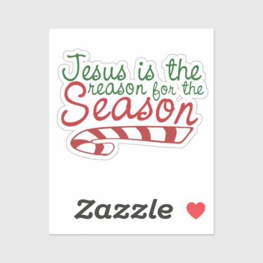 Jezus is de reden voor het seizoen sticker (Vel)