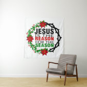 Jezus is de reden voor het seizoen wandkleed (In situ)