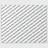 Jezus is de reden voor het seizoen White Cadeaupapier (Vlak)