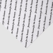 Jezus is de reden voor het seizoen White Tissuepapier (Detail)