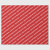 Jezus is de reden voor het verraad rood cadeaupapier (Vlak)