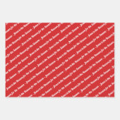 Jezus is de reden voor het verraad rood inpakpapier vel (Voorkant)