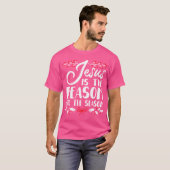 Jezus is de reden voor kerstdag X T-shirt (Voorkant volledig)