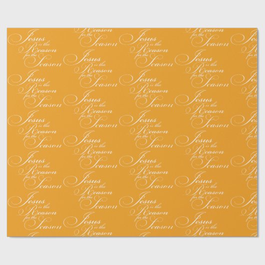 Jezus is de reden voor Kerstmis. Cadeaupapier (Vlak)