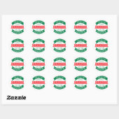 Jezus is de reden voor Kerstmis Ronde Sticker (Vel)
