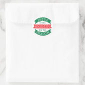 Jezus is de reden voor Kerstmis Ronde Sticker (Tas)