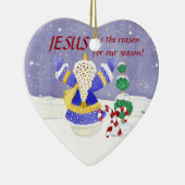 Jezus is de reden voor ons Ornament (Rechts)