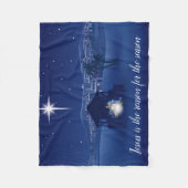 Jezus is de reden waarom Nativiteit Fleece Deken (Voorkant)