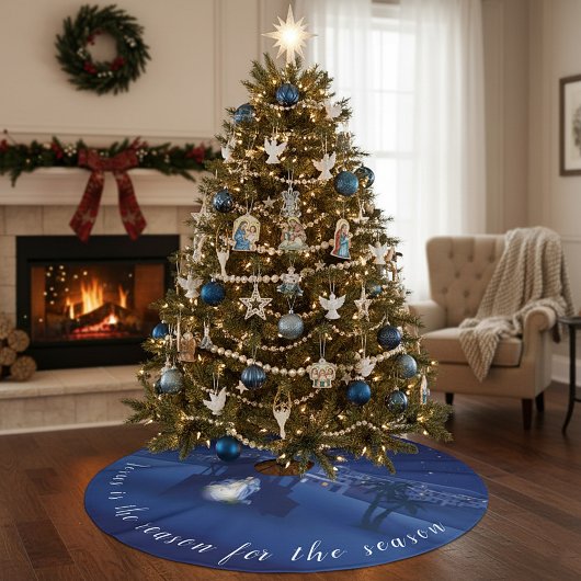 Jezus is de reden waarom Nativiteit Kerstboom Rok