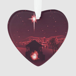 Jezus is de reden waarom nativiteit ornament