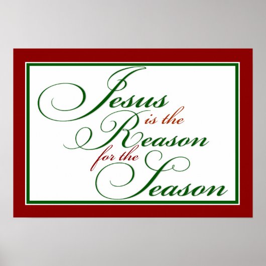 Jezus is de reden waarom Poster (Voorkant)