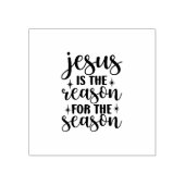 Jezus is de Redenstempel Rubberstempel (Afrduk)