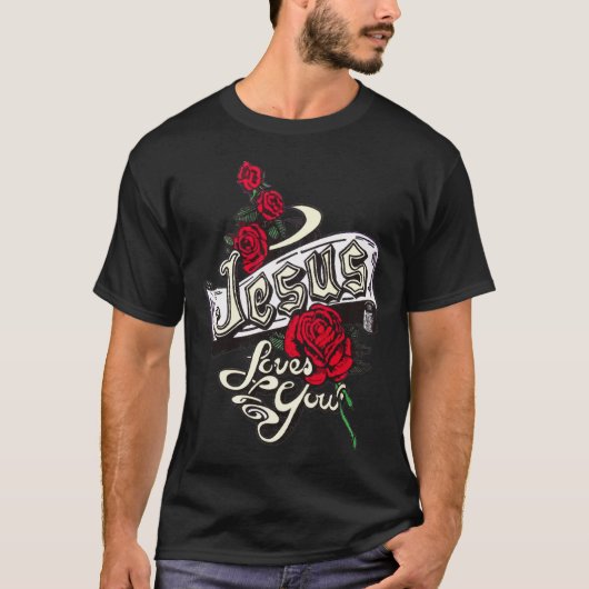 Jezus is de shiz. t-shirt (Voorkant)