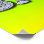 Jezus is de steen van mijn redding. poster (Hoek)