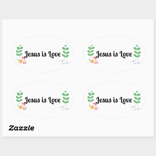 Jezus is de Sticker van liefde (Vel)