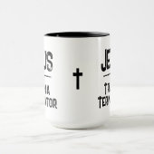 Jezus is de Trauma Terminator Christelijke Hoop Mok (Midden)