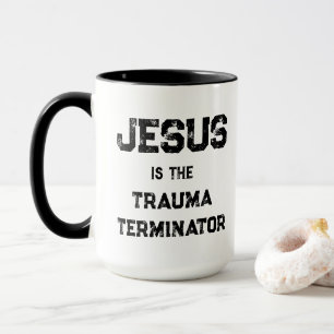 Jezus is de Traumabeëindiger Christelijk Mok