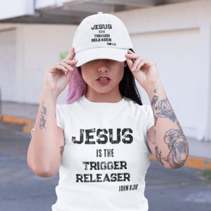 Jezus is de Trigger Releaser Geloof Schriftuur T-shirt