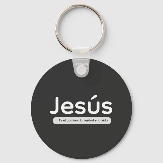 Jezus is de weg, de waarheid en het leven sleutelhanger (Voorkant)