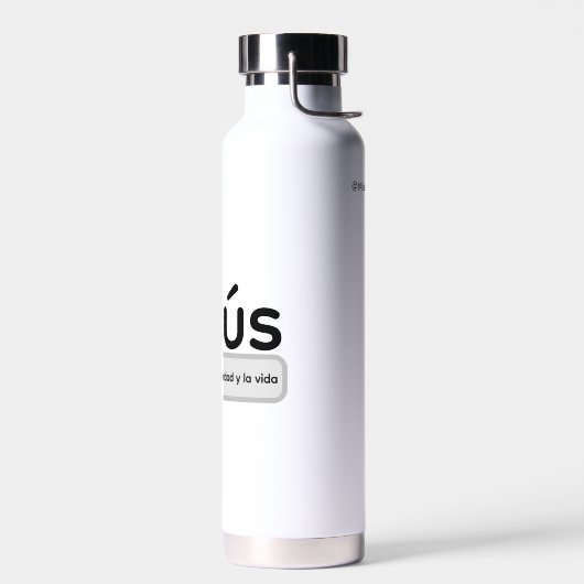 Jezus is de weg, de waarheid en het leven waterfles (Links)
