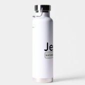 Jezus is de weg, de waarheid en het leven waterfles (Rechts)