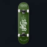 Jezus is de weg, het leven, waarheidsgeschatbord persoonlijk skateboard<br><div class="desc">Jezus IS Way,  Life,  Truth Skateboard met "IS" monogrammed en citeert Christelijk citaat: "Jezus is weg,  leven,  waarheid T-shirt" in gemengde kalligrafie en minimalistische typografie. Dit trendy,  moderne geloof ontwerp is het perfecte geschenk en mode statement. #Christelijk #religie #scriptie #geloof #bible #jesus</div>