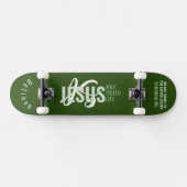 Jezus is de weg, het leven, waarheidsgeschatbord persoonlijk skateboard (Horizontaal)