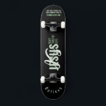 Jezus is de weg, het leven, waarheidsgeschatbord persoonlijk skateboard<br><div class="desc">Jezus IS Way,  Life,  Truth Skateboard met "IS" monogrammed en citeert Christelijk citaat: "Jezus is weg,  leven,  waarheid T-shirt" in gemengde kalligrafie en minimalistische typografie. Dit trendy,  moderne geloof ontwerp is het perfecte geschenk en mode statement. #Christelijk #religie #scriptie #geloof #bible #jesus</div>