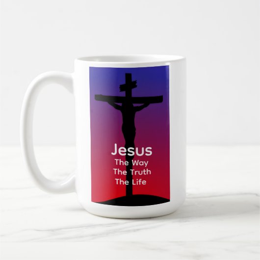 Jezus is de weg koffiemok (Links)
