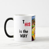 Jezus is de weg magische mok (Links)