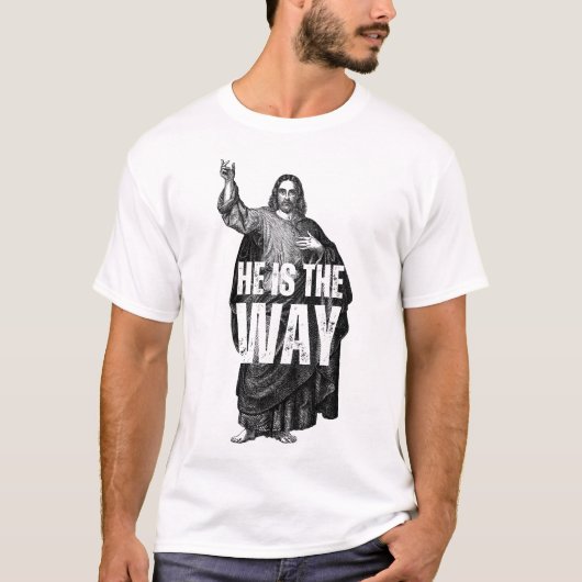 Jezus is de weg t-shirt (Voorkant)