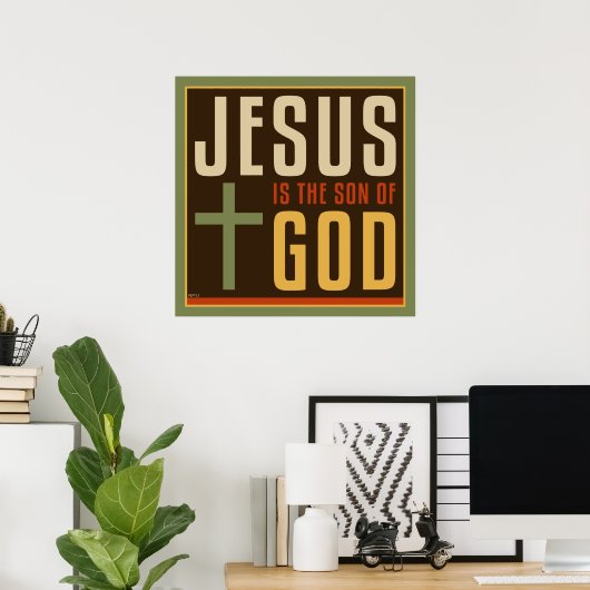 Jezus is de zoon van God Poster (Thuiskantoor)