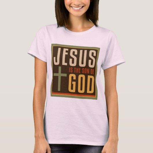 Jezus is de zoon van God T-shirt (Voorkant)