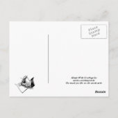 Jezus is een briefkaart van liefde (Achterkant)