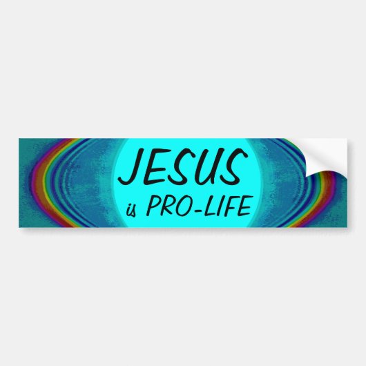 Jezus is een Bumpersticker voor het leven (Voorkant)