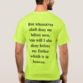 Jezus is een echte schat t-shirt (Achterkant)