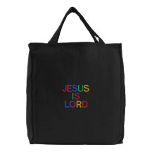 Jezus is een geborduurde tas van Lord