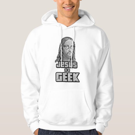 Jezus is een geek hoodie (Voorkant)