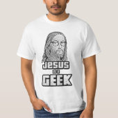 Jezus is een geek t-shirt (Voorkant)