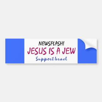 Jezus is een jood bumpersticker