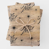 Jezus is een kerstboom Christelijk kerstbos Inpakpapier Vel (In situ)