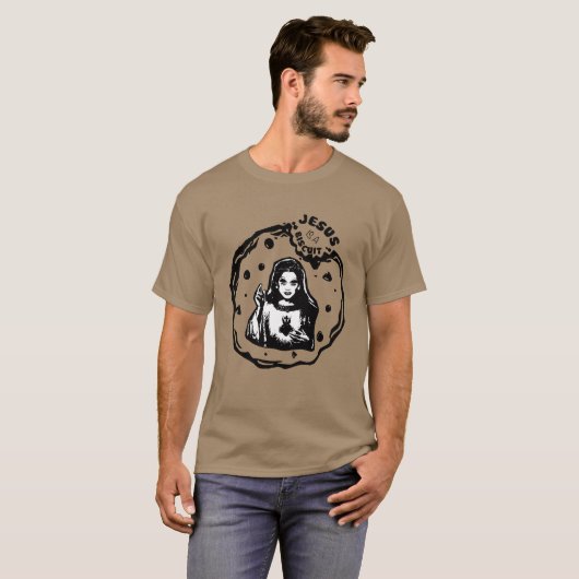 Jezus is een koekje! t-shirt (Voorkant volledig)