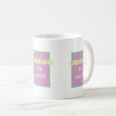 Jezus is een koele, Christelijke Mok (Voorkant rechts)