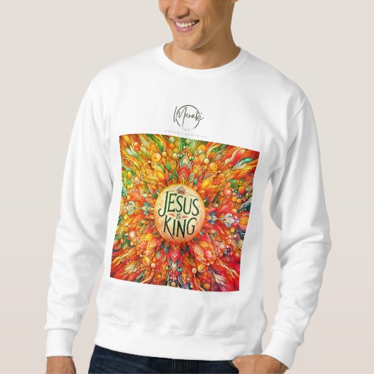 Jezus is een koning sweatshirt (Voorkant)