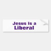 Jezus is een liberaal bumpersticker (Voorkant)
