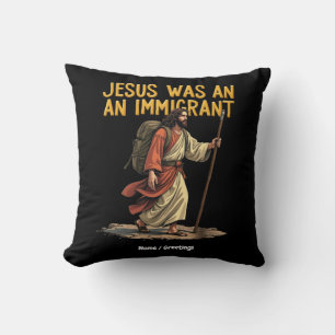 Jezus is een unieke immigrant Cross Design Support Kussen