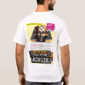 JEZUS IS EEN ZWARTE MESSIAS MANNEN T-SHIRT (Achterkant)